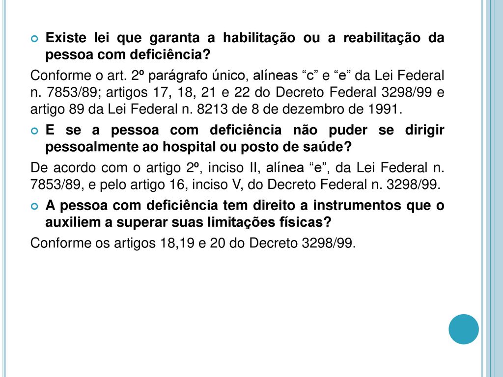 Estatuto da pessoa deficiência ppt carregar